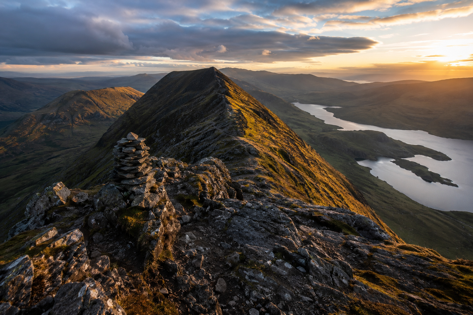 UK mountain ridge